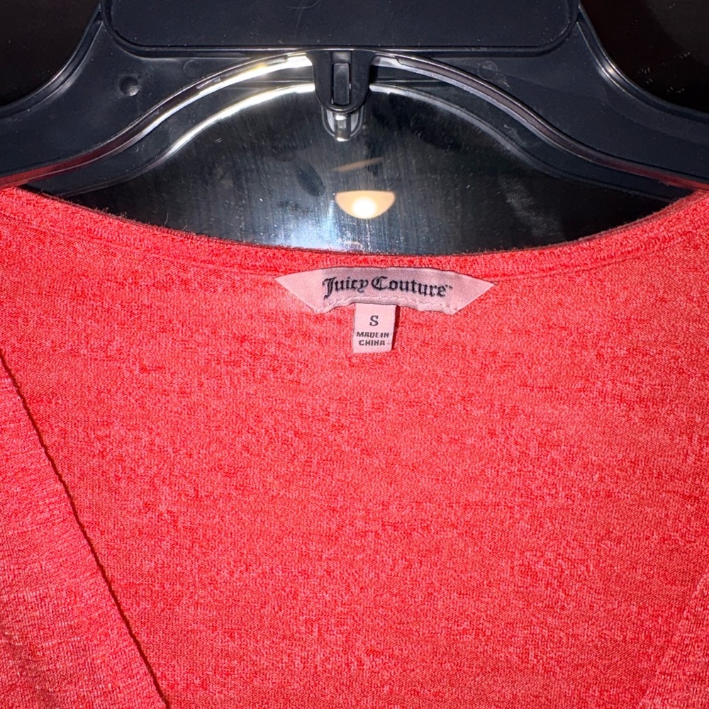 Juicy Couture Vibrant Red Knit Top